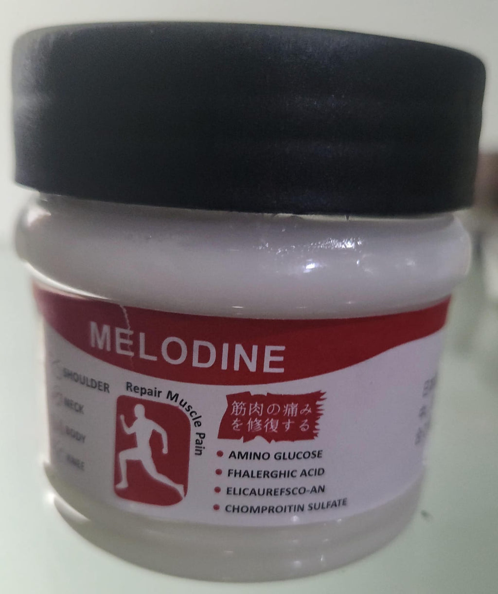 MELODINE Japanese Herbal Massage Gel – Muscle & Joint Pain Relief Cream for Shoulder, Neck, Back & Knee – Fast Absorbing & Deep Soothing Formula (100ml)
