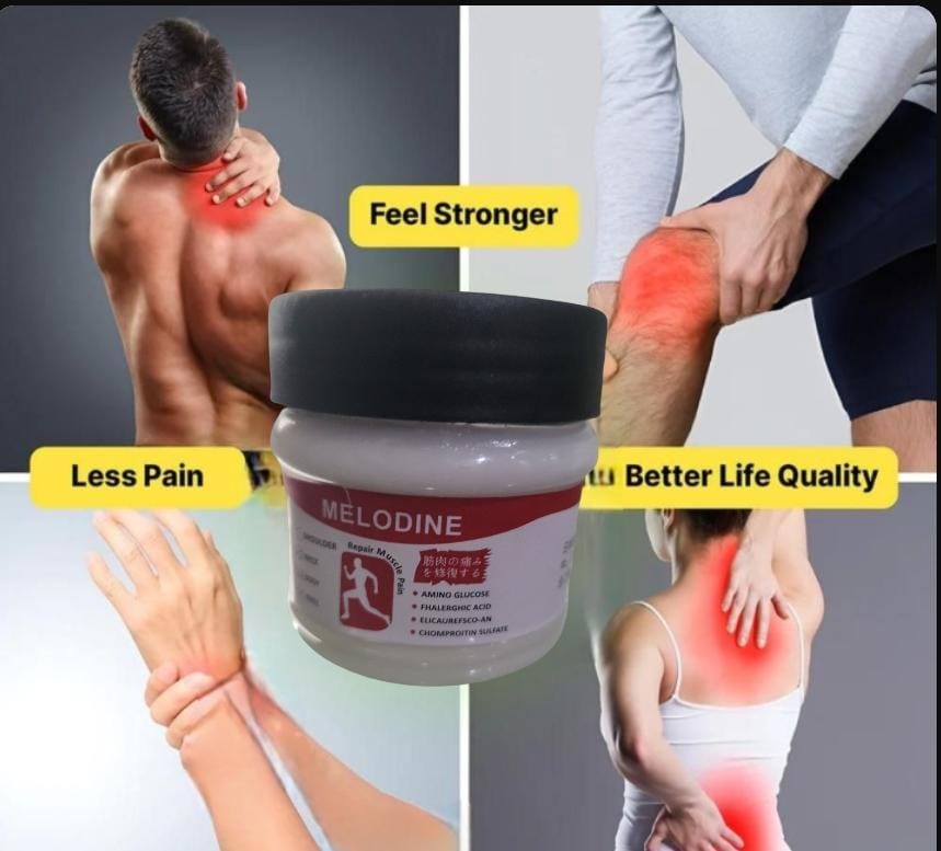 MELODINE Japanese Herbal Massage Gel – Muscle & Joint Pain Relief Cream for Shoulder, Neck, Back & Knee – Fast Absorbing & Deep Soothing Formula (100ml)