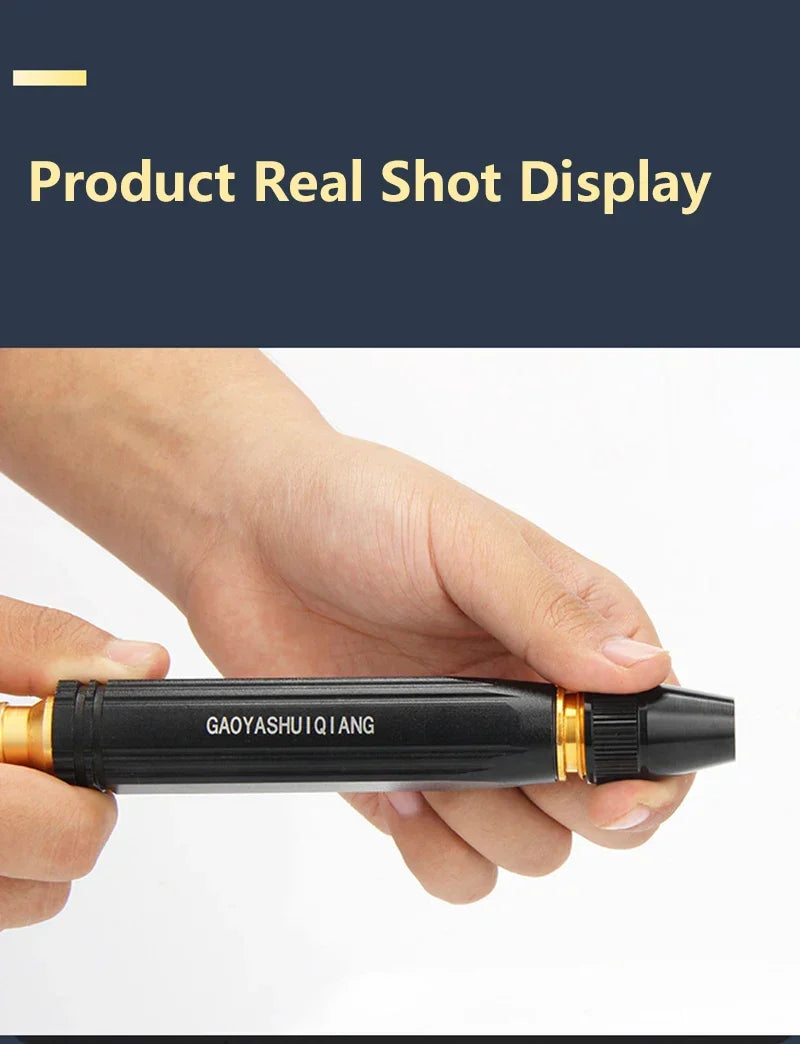 Mega Sale Offer - Imported High Quality Professional Pressure Water Nozzle with Metal Hose Rs 999