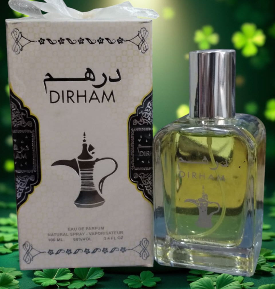Dirham Perfume | Best Quality Unisex Perfume | Eau De Parfum EDP | Luxurious Fragrance | 100ml | 80%Vol  | 3.4Fl .Oz