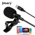 Jmary  TikTok Type-c Lavalier Microphone with Clip Compatible Mobile, Laptop Tab etc