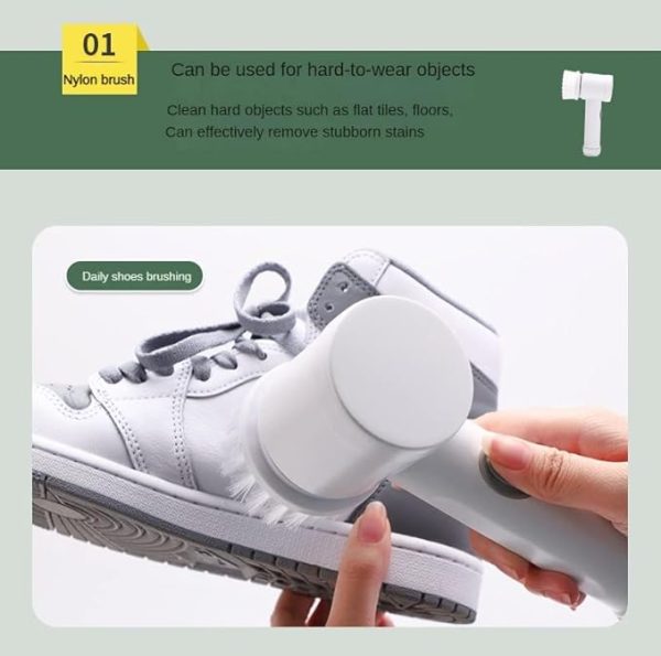 Magic Brush Wireless Battery Cleaning Brush Bathtub Tile Professional Cleaning Brush Rechargeable